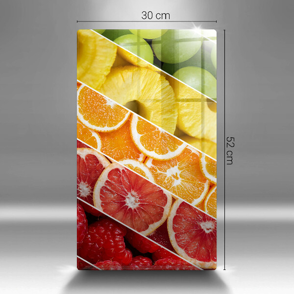 Tagliere in vetro Frutti colorati