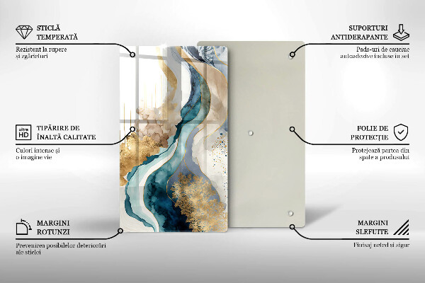 Tagliere in vetro Marmo colorato