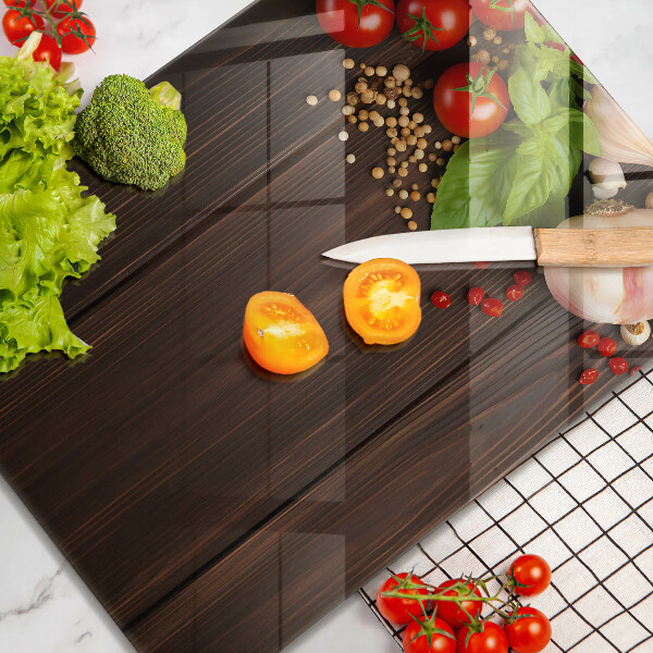 Tagliere in vetro Verdure sul tavolo