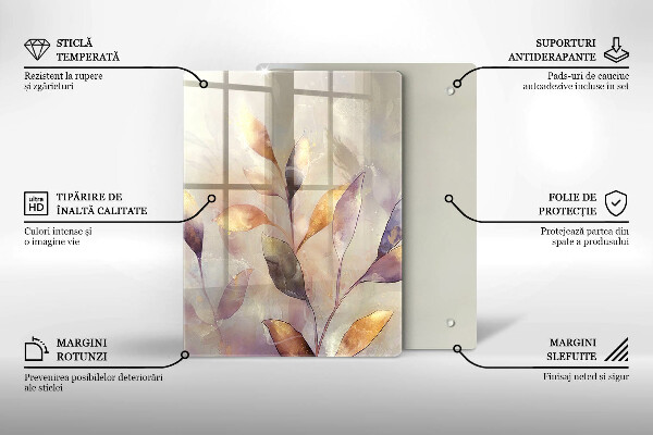 Tagliere in vetro Verdure sul tavolo