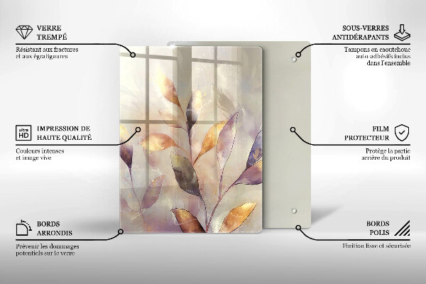 Tagliere in vetro Verdure sul tavolo