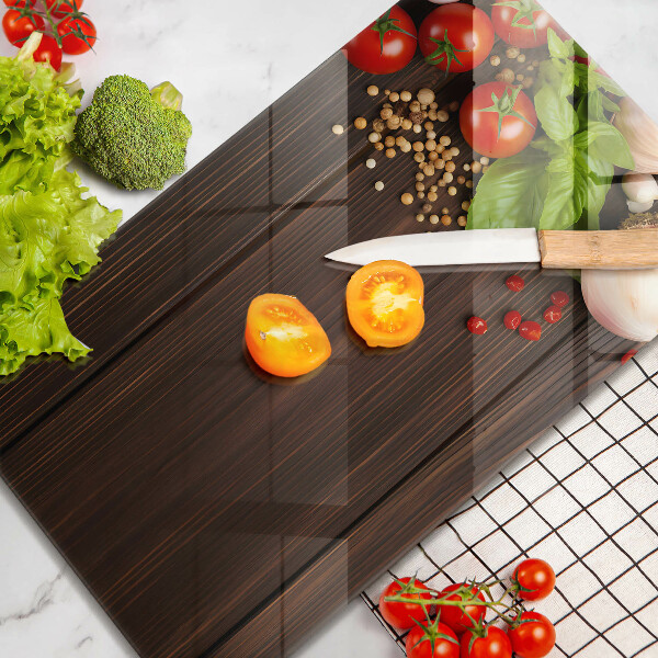 Tagliere in vetro Verdure sul tavolo