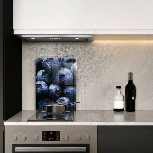 Tagliere in vetro Primo piano di frutti di bosco