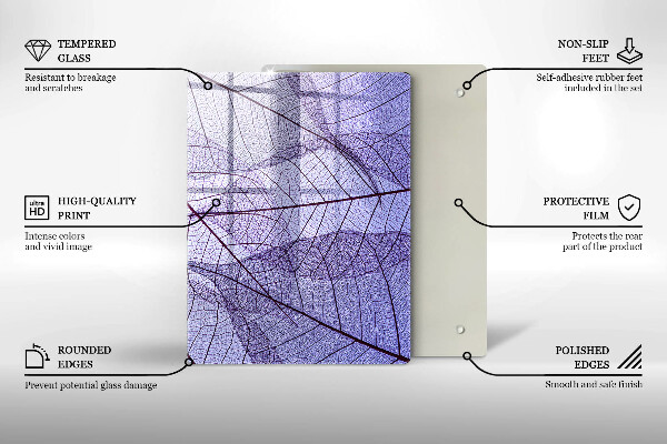 Tagliere in vetro Verdure e spezie