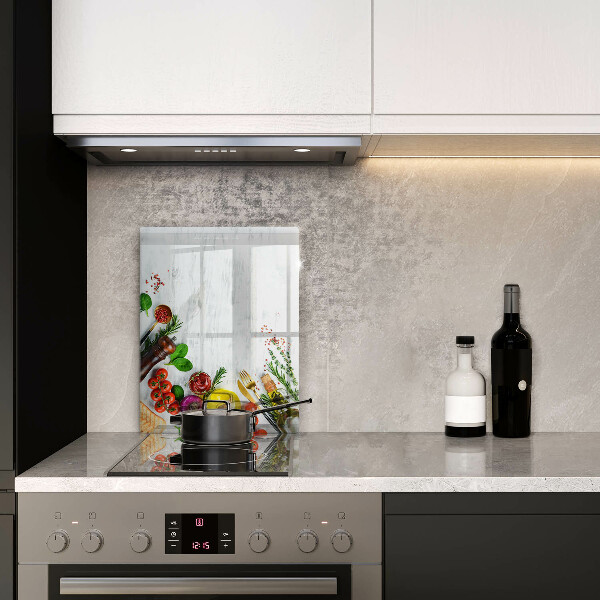 Tagliere in vetro Verdure e spezie