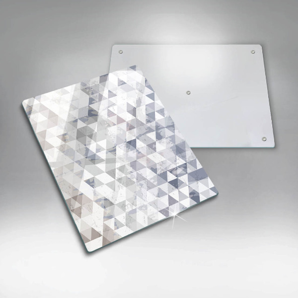 Tagliere in vetro Modello triangoli