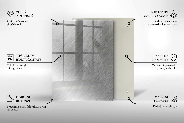 Tagliere in vetro Modello triangoli