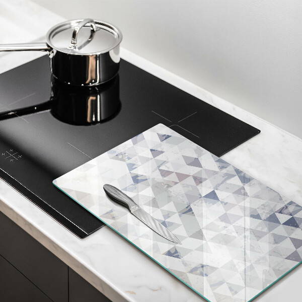 Tagliere in vetro Modello triangoli