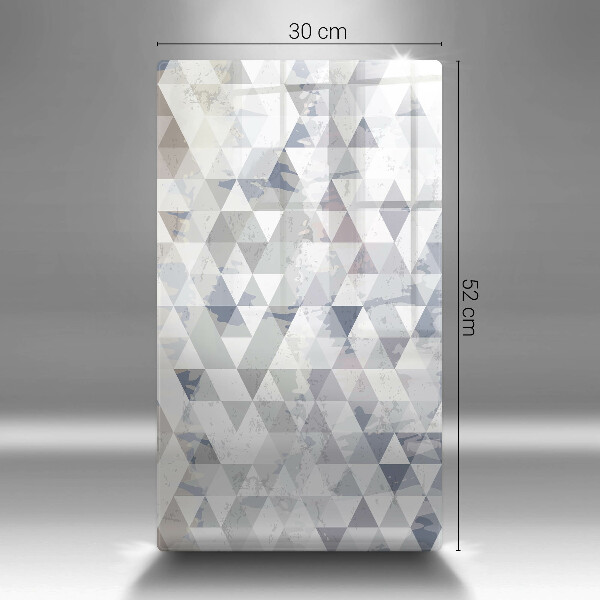 Tagliere in vetro Modello triangoli