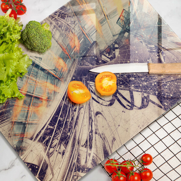 Tagliere in vetro Composizione moderna