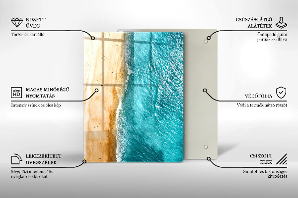 Tagliere in vetro Composizione moderna