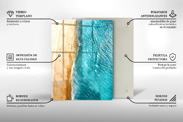 Tagliere in vetro Composizione moderna