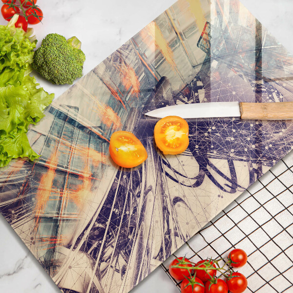 Tagliere in vetro Composizione moderna