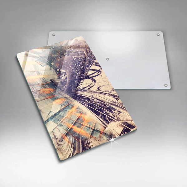 Tagliere in vetro Composizione moderna