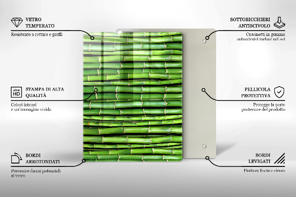 Tagliere in vetro Vecchie tavole di legno