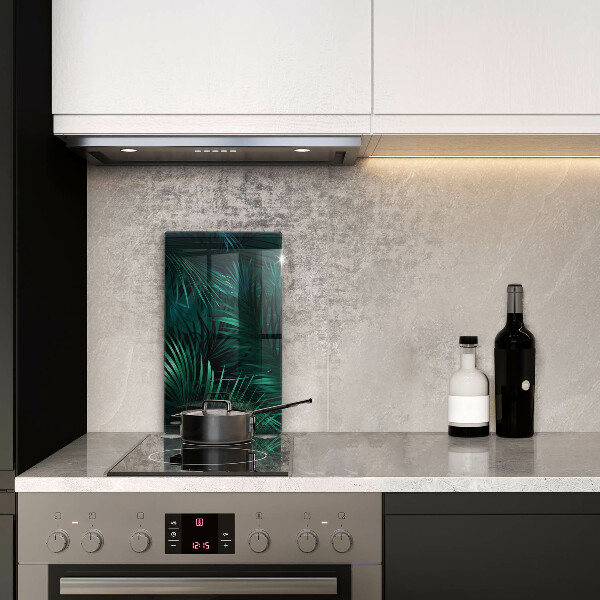 Tagliere in vetro Foglie selvagge della giungla