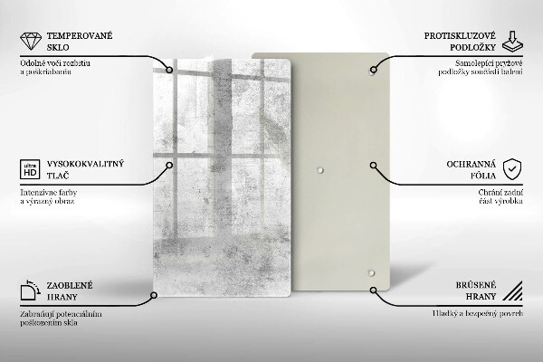 Tagliere in vetro Struttura concreta