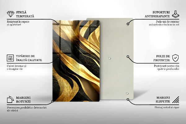 Tagliere in vetro Astrazione elegante