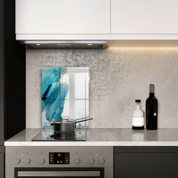 Tagliere in vetro Macchie blu