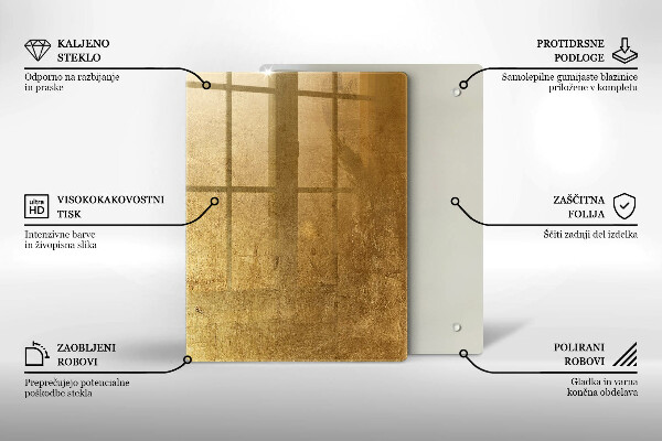 Tagliere in vetro Peonie pastello