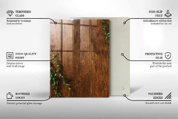 Tagliere in vetro Astrazione dell'oro