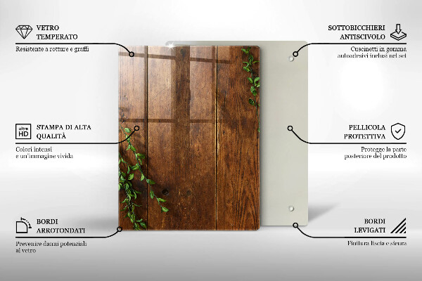Tagliere in vetro Astrazione dell'oro