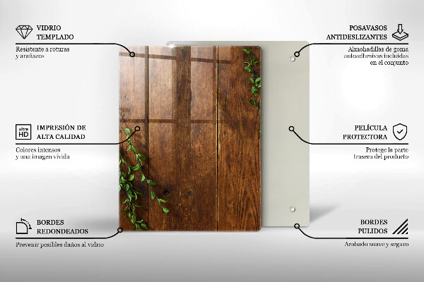 Tagliere in vetro Astrazione dell'oro