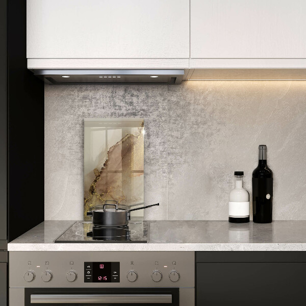 Tagliere in vetro Astrazione dell'oro