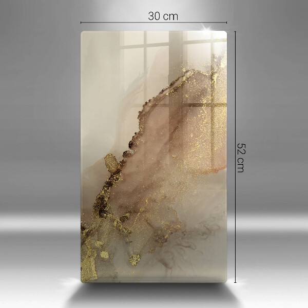 Tagliere in vetro Astrazione dell'oro