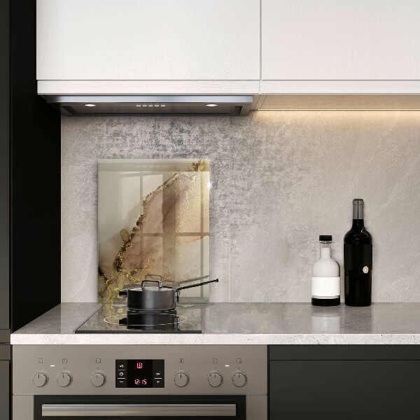 Tagliere in vetro Astrazione dell'oro