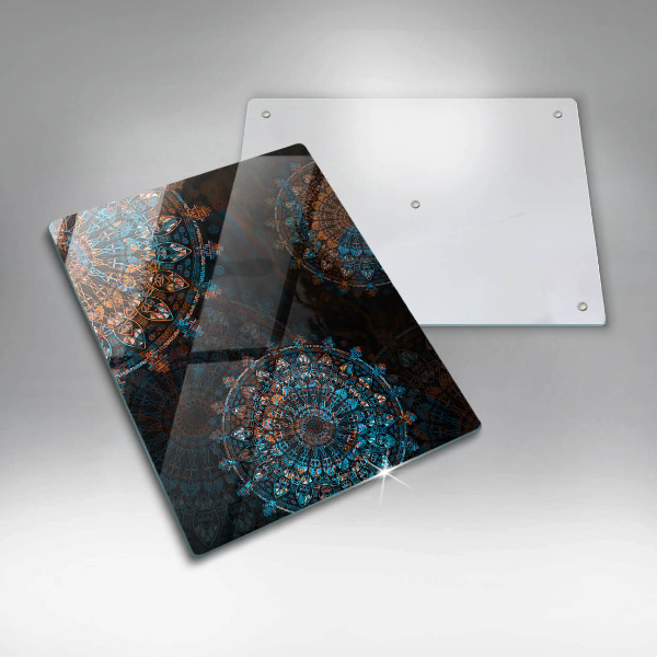 Tagliere in vetro Ruote vintage boho