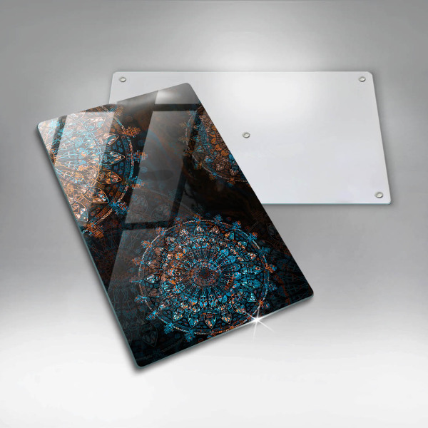 Tagliere in vetro Ruote vintage boho