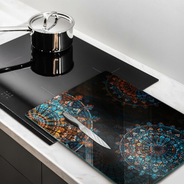 Tagliere in vetro Ruote vintage boho