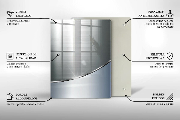Tagliere in vetro Tavole luminose moderne