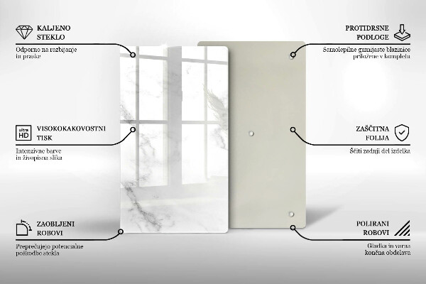 Tagliere in vetro Marmo moderno