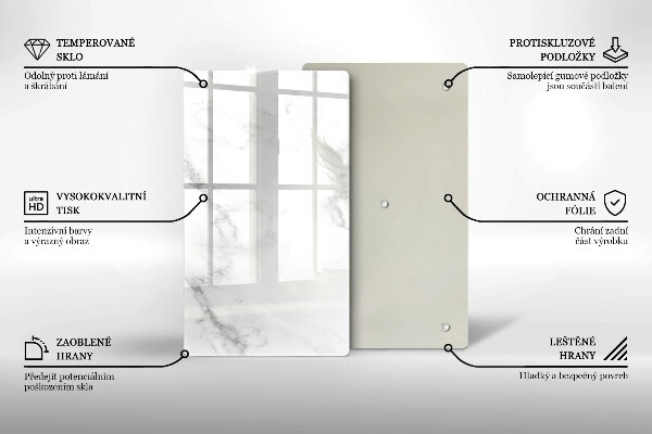 Tagliere in vetro Marmo moderno