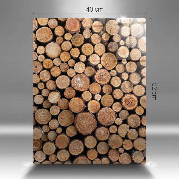 Tagliere in vetro Tronchi d'albero