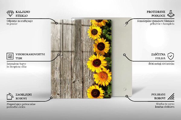 Tagliere in vetro Tronchi d'albero