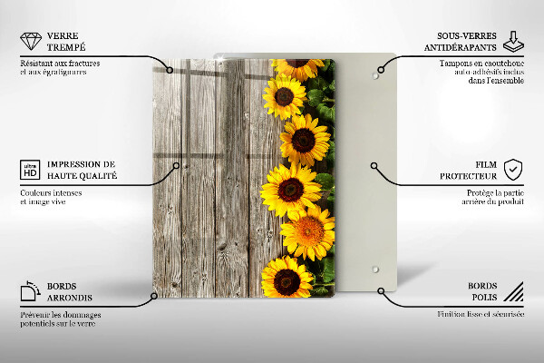 Tagliere in vetro Tronchi d'albero