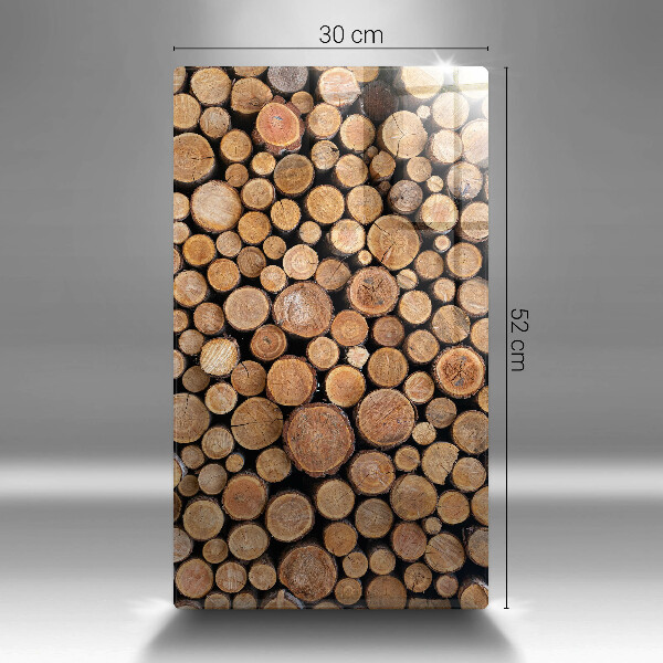 Tagliere in vetro Tronchi d'albero