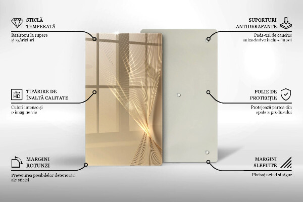 Tagliere in vetro Astrazione moderna