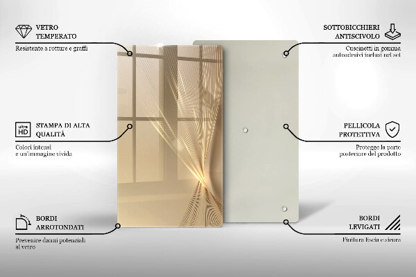 Tagliere in vetro Astrazione moderna