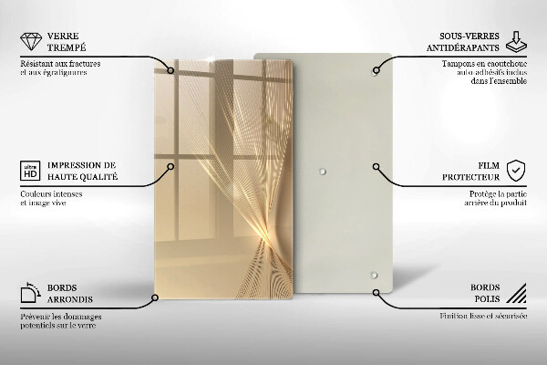 Tagliere in vetro Astrazione moderna