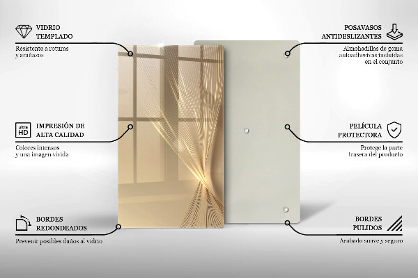 Tagliere in vetro Astrazione moderna