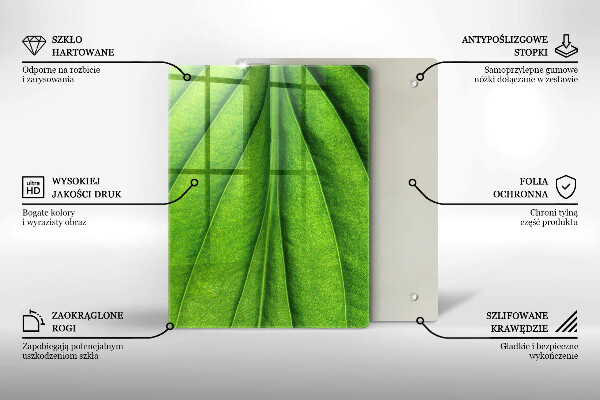 Tagliere in vetro Trama di pietra di marmo