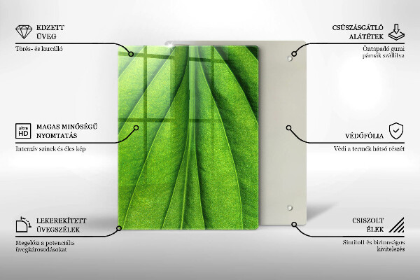 Tagliere in vetro Trama di pietra di marmo