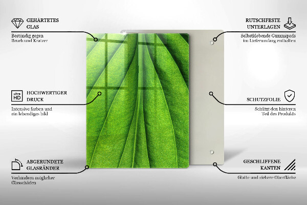 Tagliere in vetro Trama di pietra di marmo