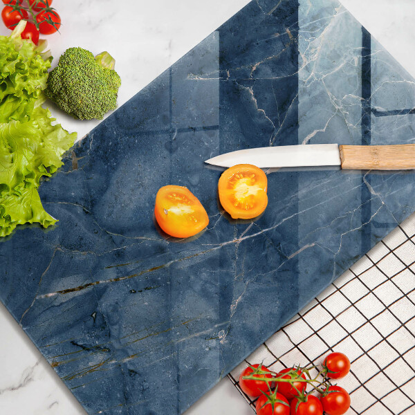 Tagliere in vetro Trama di pietra di marmo