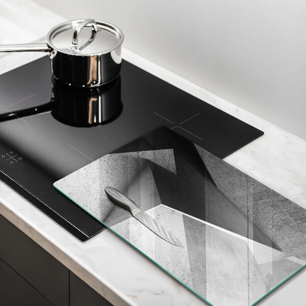 Tagliere in vetro Astrazione concreta