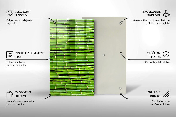 Tagliere in vetro Bambù della natura